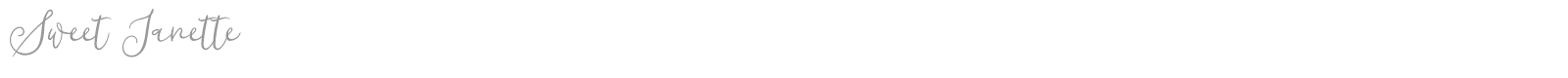 Sweet Janette font preview